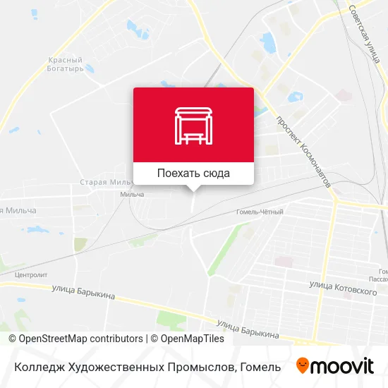 Карта Колледж Художественных Промыслов