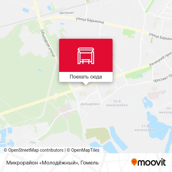 Карта Микрорайон «Молодёжный»