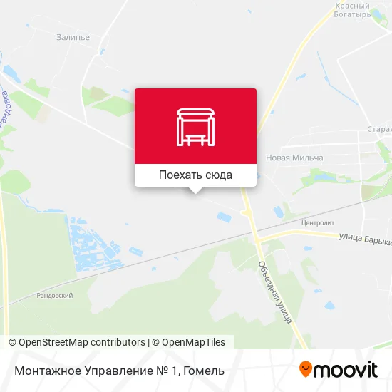 Карта Монтажное Управление № 1