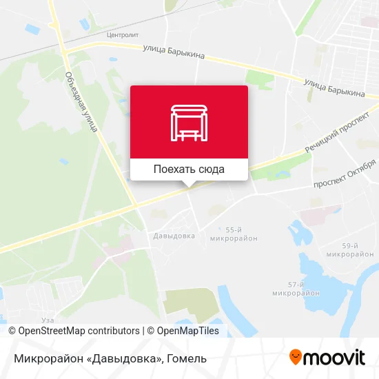 Карта Микрорайон «Давыдовка»