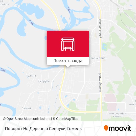 Карта Поворот На Деревню Севруки