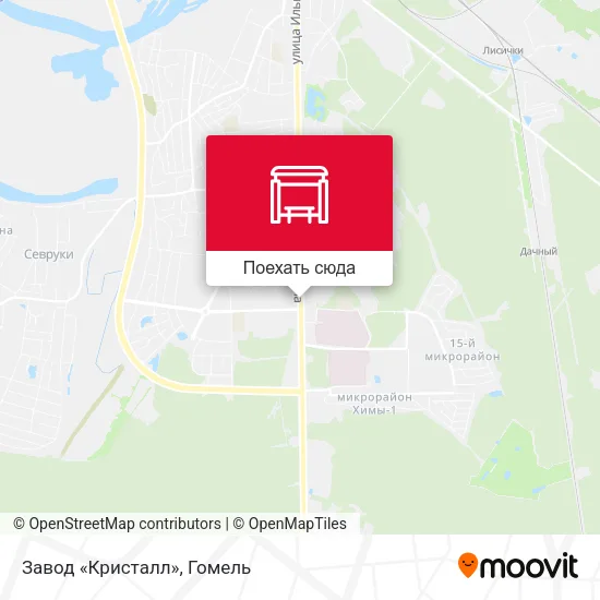 Карта Завод «Кристалл»