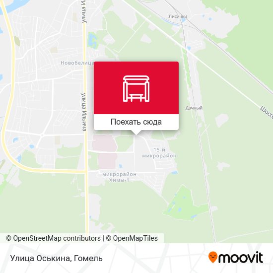 Карта Улица Оськина