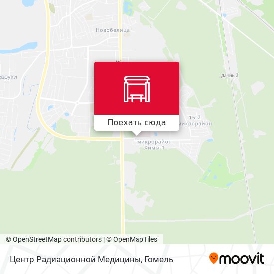 Карта Центр Радиационной Медицины