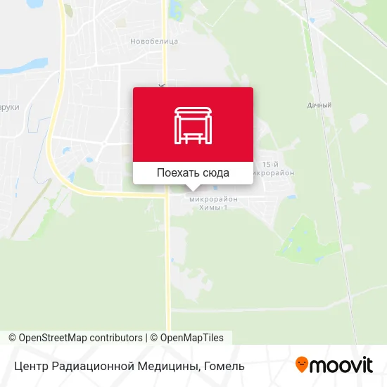 Карта Центр Радиационной Медицины