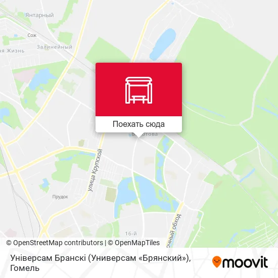 Карта Універсам Бранскі (Универсам «Брянский»)
