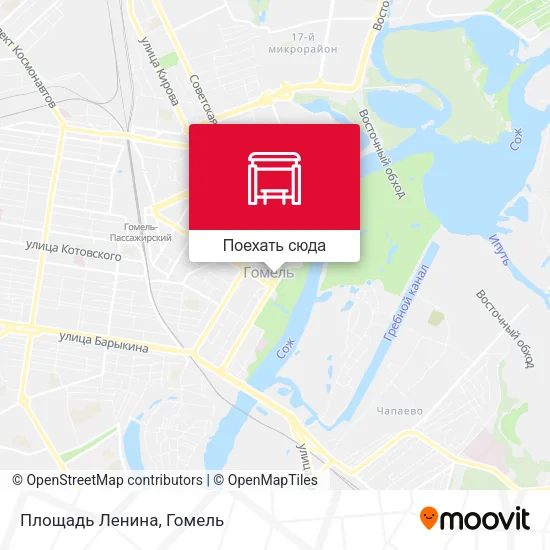 Карта Площадь Ленина