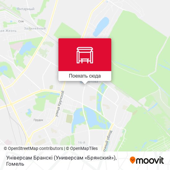 Карта Універсам Бранскі (Универсам «Брянский»)