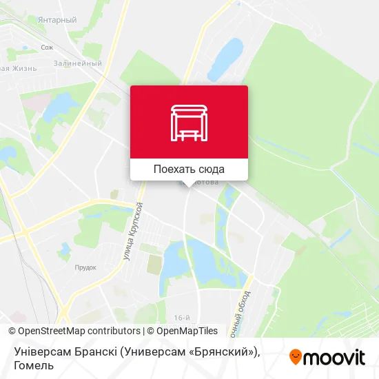 Карта Універсам Бранскі (Универсам «Брянский»)