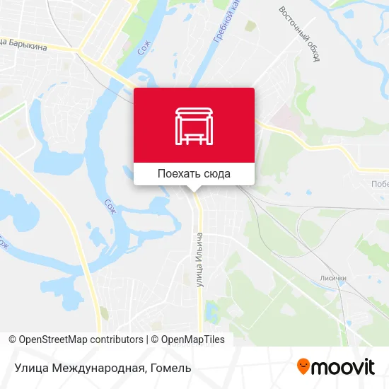 Карта Улица Международная