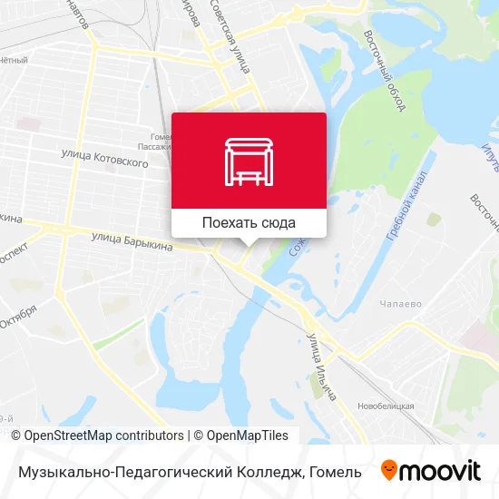 Карта Музыкально-Педагогический Колледж