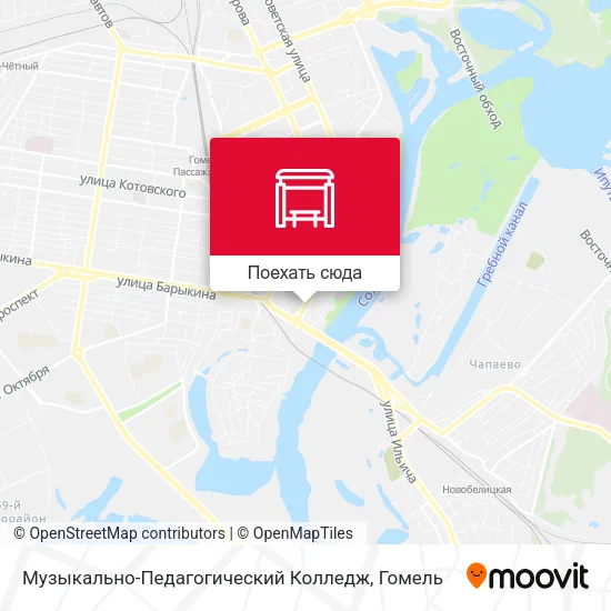 Карта Музыкально-Педагогический Колледж