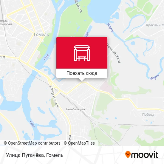 Карта Улица Пугачёва