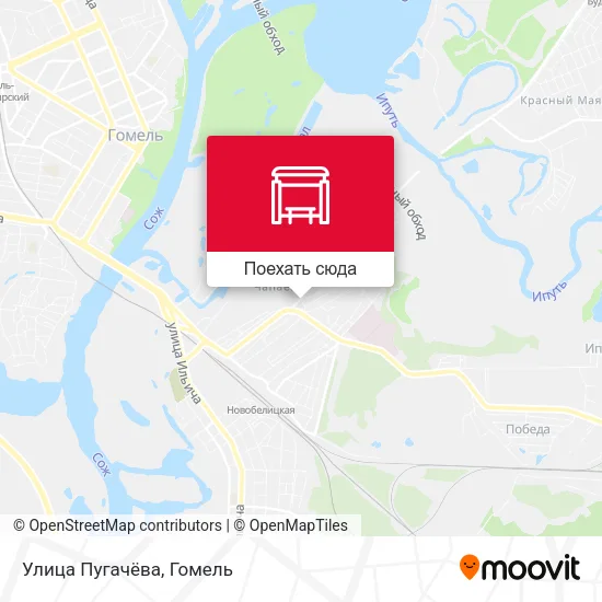 Карта Улица Пугачёва