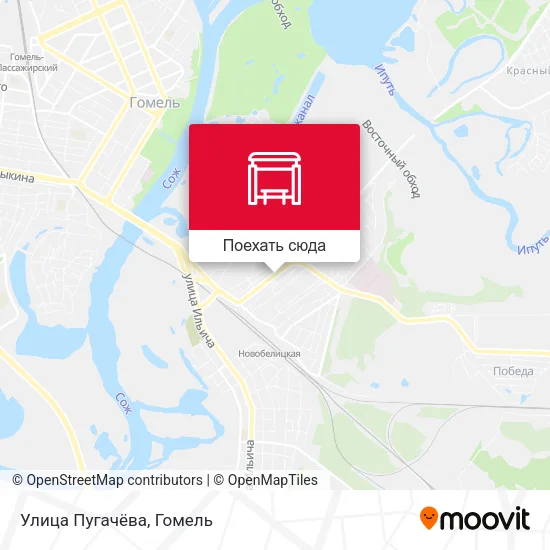Карта Улица Пугачёва