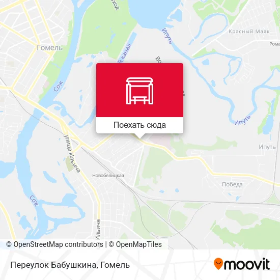Карта Переулок Бабушкина