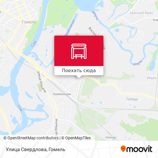 Карта Улица Свердлова