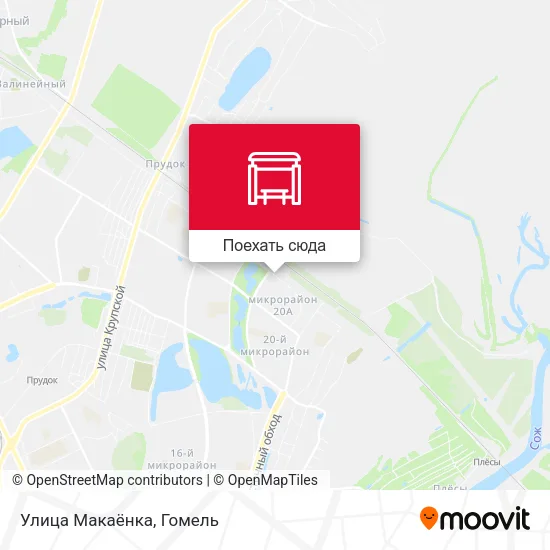 Карта Улица Макаёнка