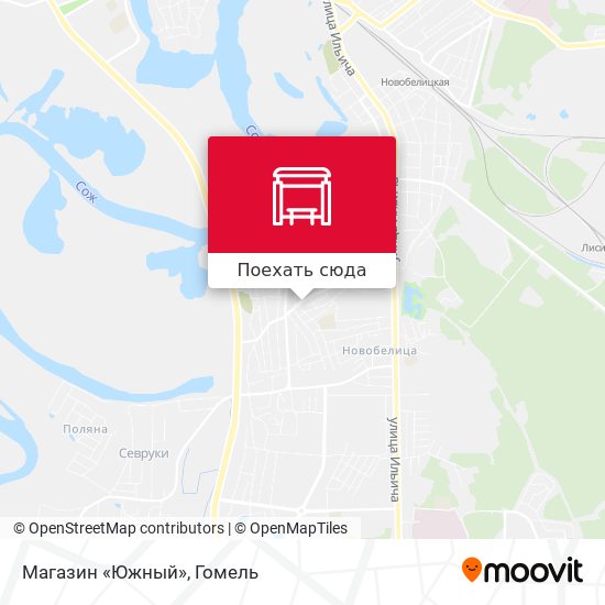 Карта Магазин «Южный»