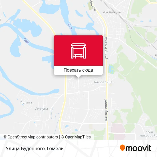 Карта Улица Будённого