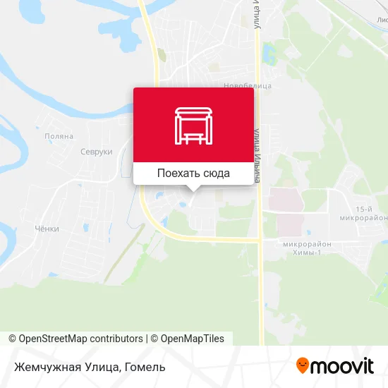 Карта Жемчужная Улица