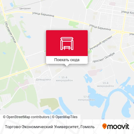 Карта Торгово-Экономический Университет