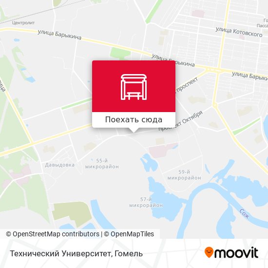 Карта Технический Университет