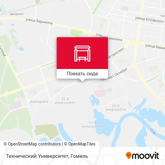 Карта Технический Университет
