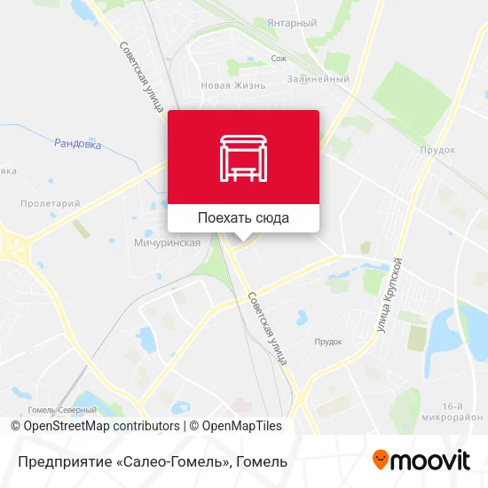 Карта Предприятие «Салео-Гомель»