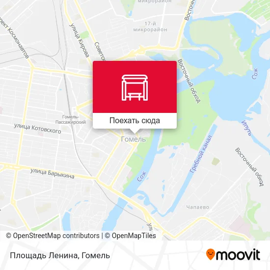 Карта Площадь Ленина