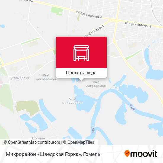 Карта Микрорайон «Шведская Горка»