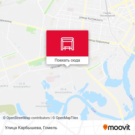 Карта Улица Карбышева