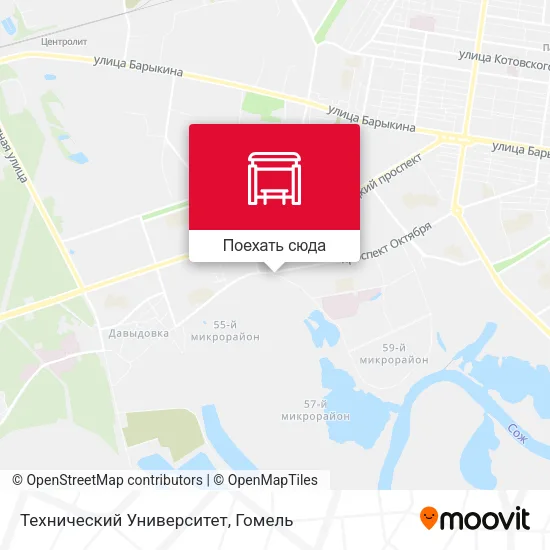 Карта Технический Университет