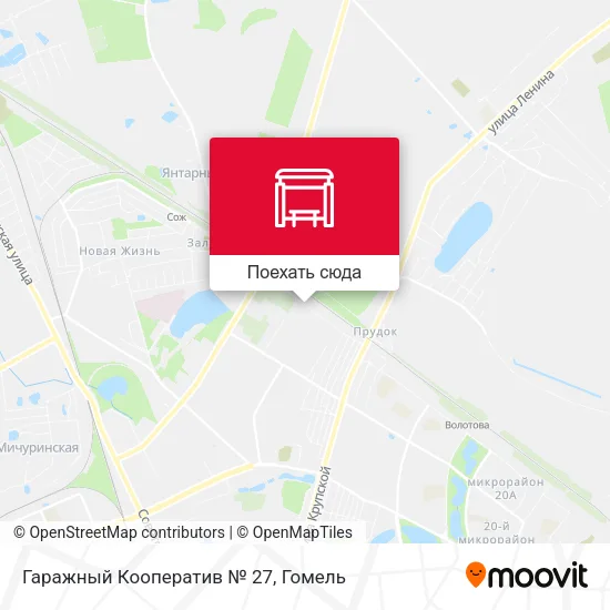 Карта Гаражный Кооператив № 27