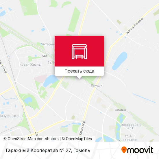 Карта Гаражный Кооператив № 27