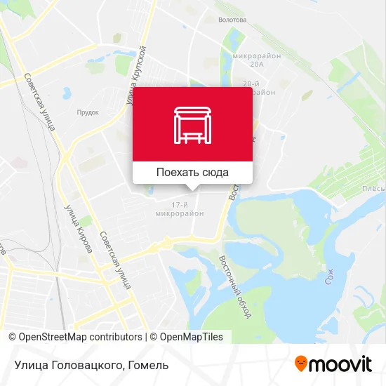 Карта Улица Головацкого