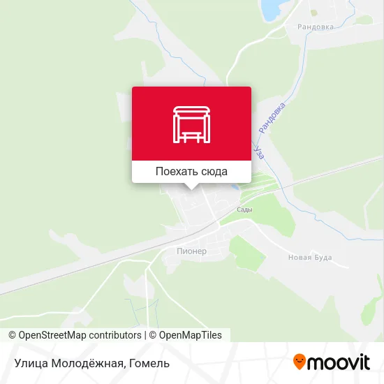 Карта Улица Молодёжная
