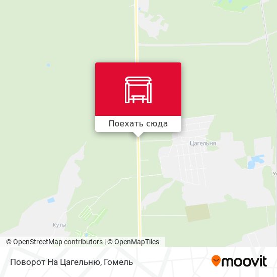 Карта Поворот На Цагельню