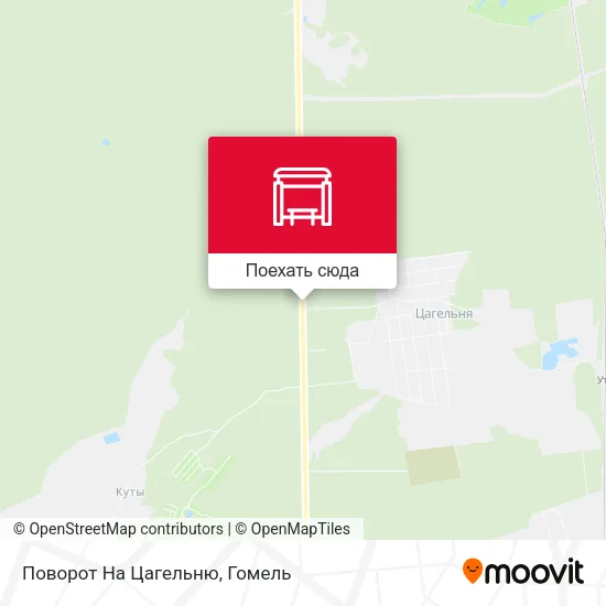 Карта Поворот На Цагельню