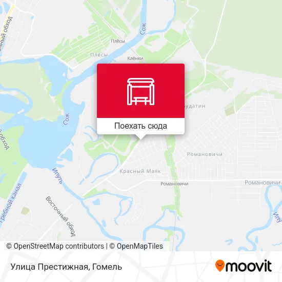 Карта Улица Престижная