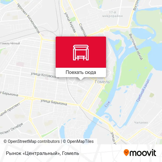 Карта Рынок «Центральный»