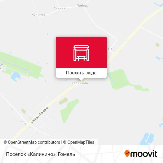 Карта Посёлок «Калинино»