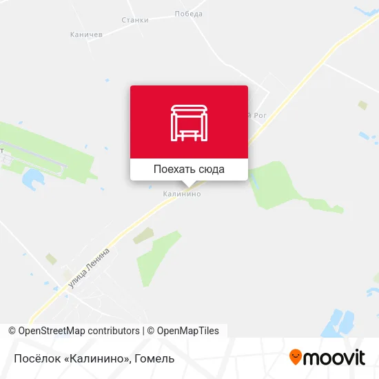 Карта Посёлок «Калинино»