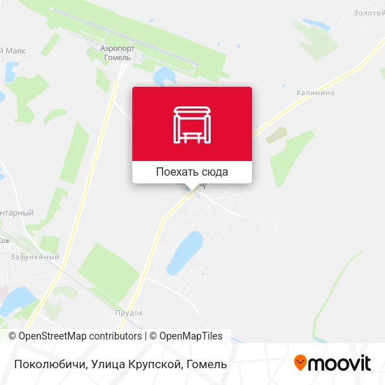 Карта Поколюбичи, Улица Крупской