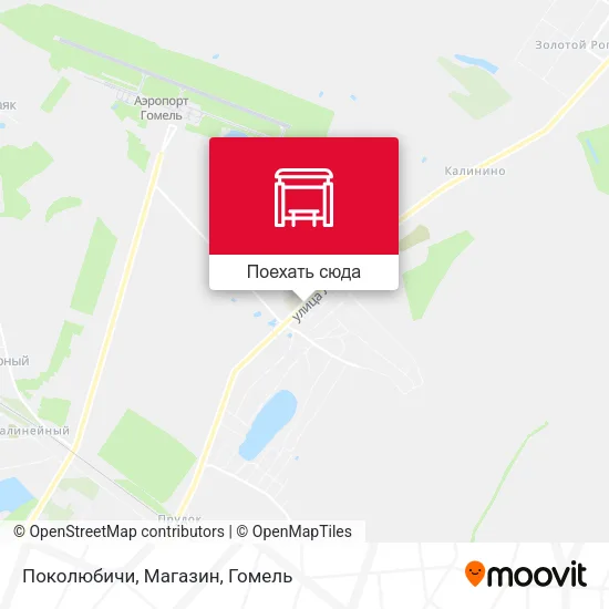 Карта Поколюбичи, Магазин