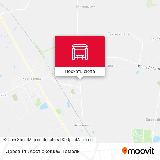 Карта Деревня «Костюковка»