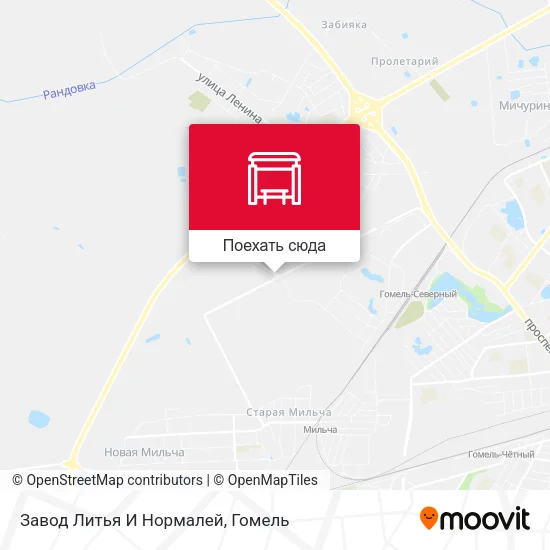 Карта Завод Литья И Нормалей