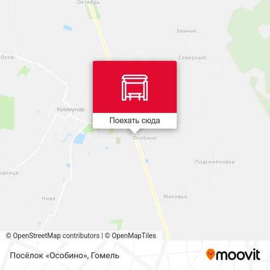 Карта Посёлок «Особино»