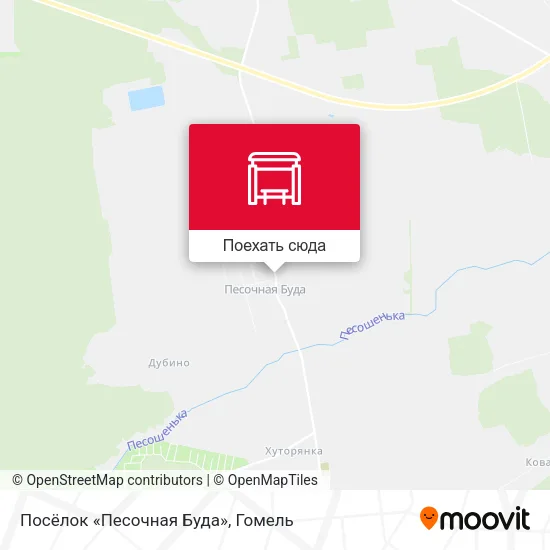 Карта Посёлок «Песочная Буда»