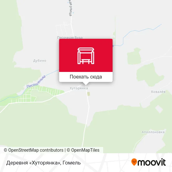 Карта Деревня «Хуторянка»
